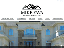 Tablet Screenshot of mikefava.com